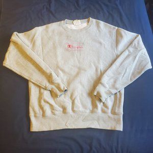 GREY CHAMPION CREWNECK